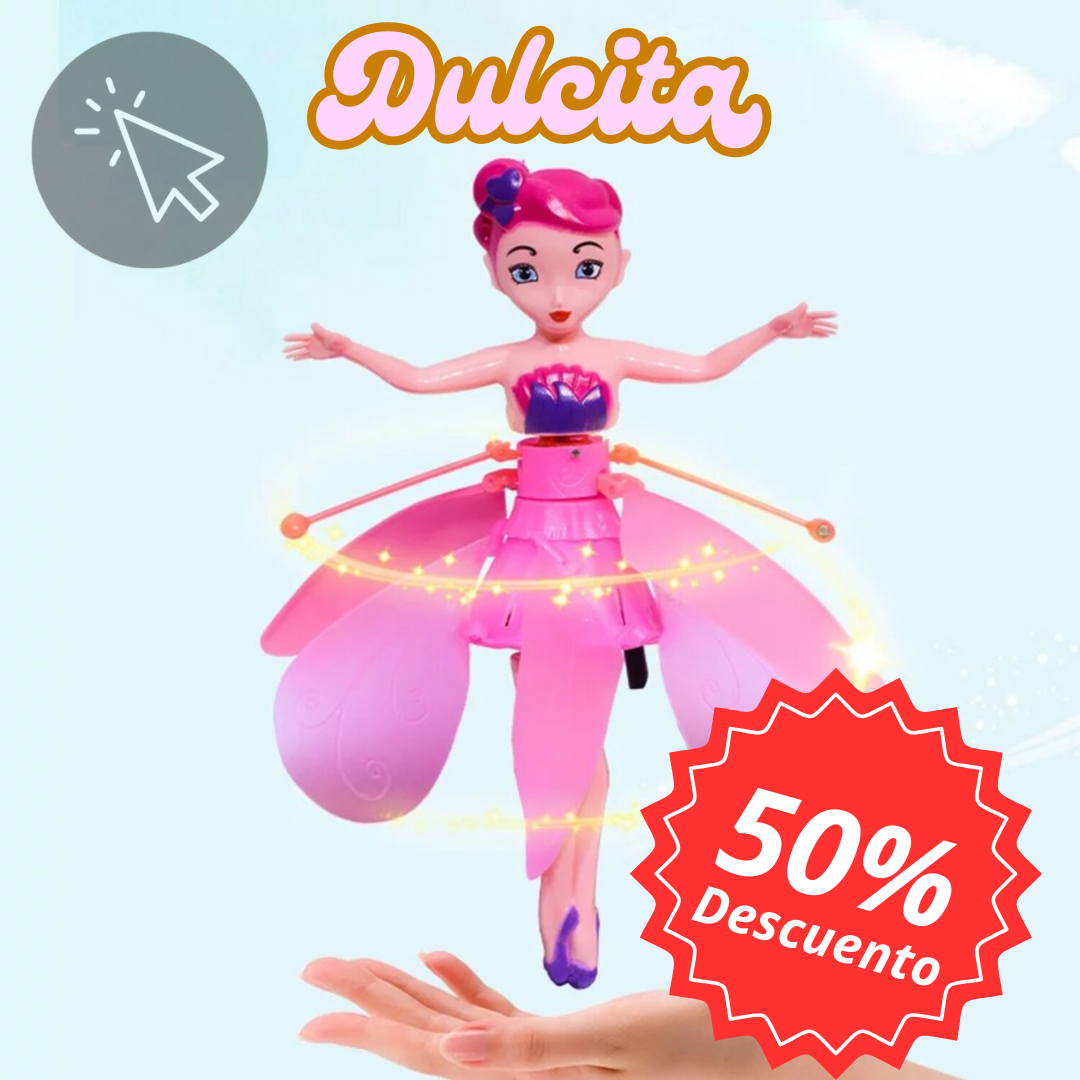 Dulcita - Hada Voladora Recargable - Diversión Mágica y Sostenida