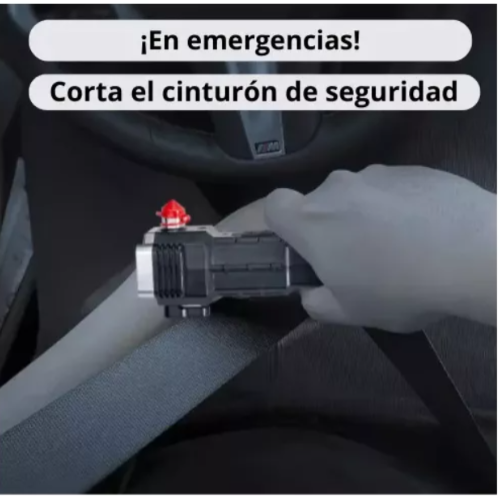 Linterna de Seguridad Inteligente – Ilumina, Protege y Responde – Resuelve Emergencias en Casa, Carretera o al Aire Libre en Menos de un Minuto