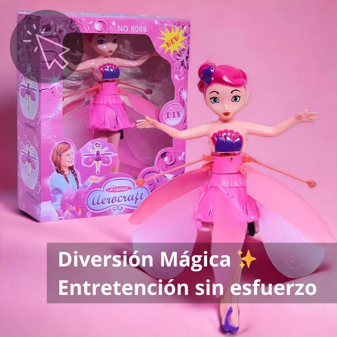 Dulcita - Hada Voladora Recargable - Diversión Mágica y Sostenida