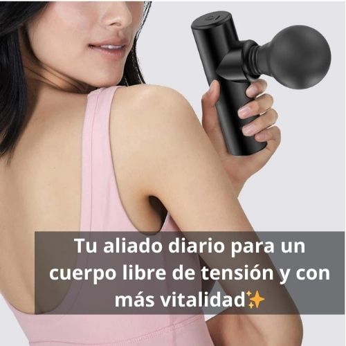 Mini Gun de Masaje – Alivia Tensiones – Relajación Profunda en Minutos