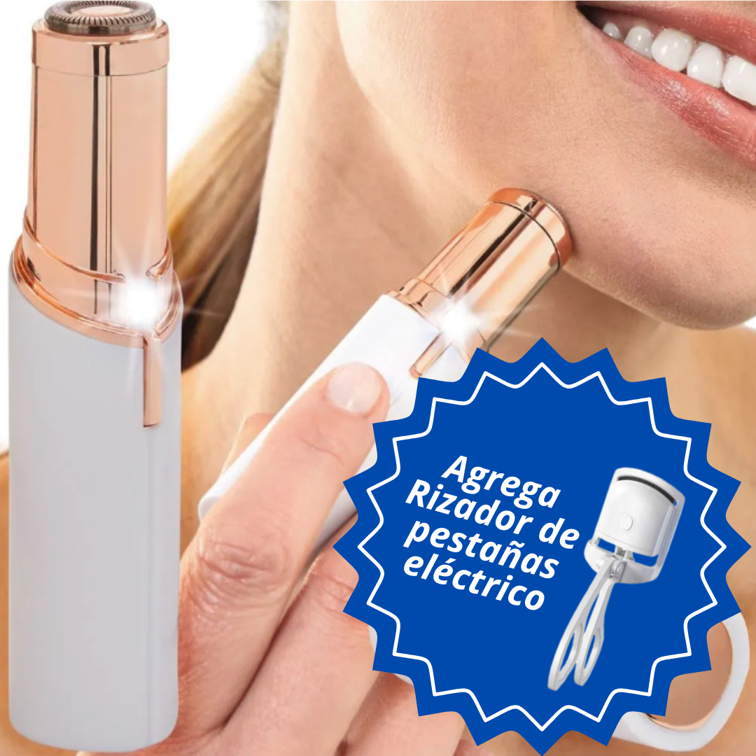 2x1 Depilador Facial Portátil – Corte Preciso y sin Tirones – Acabado Suave y Sin Enrojecimiento